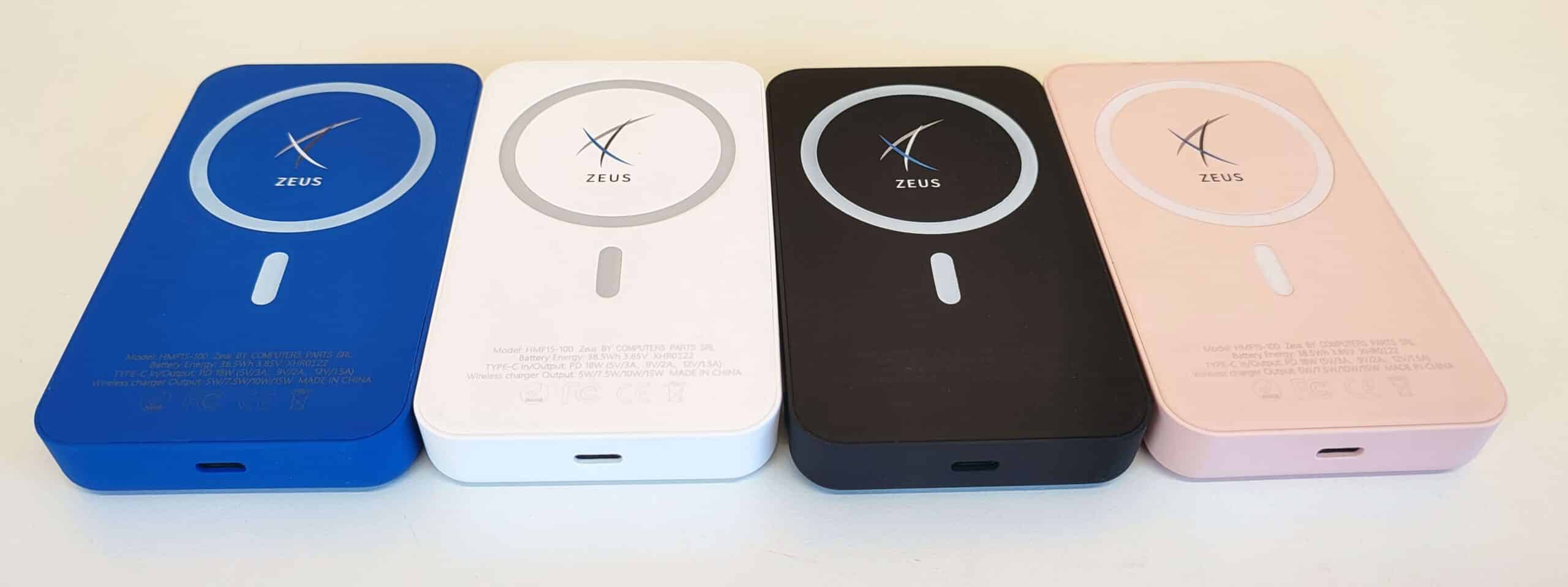 Zeus Power Bank MagSafe 10.000 mAh Ricarica Wireless Qualcomm Quick Charge 3.0 Compatibile con Iphone Samsung Xiaomi Huawei Zeus Power Bank MagSafe 10.000 mAh Ricarica Wireless Qualcomm Quick Charge 3.0 Compatibile con Iphone Samsung Xiaomi Huawei